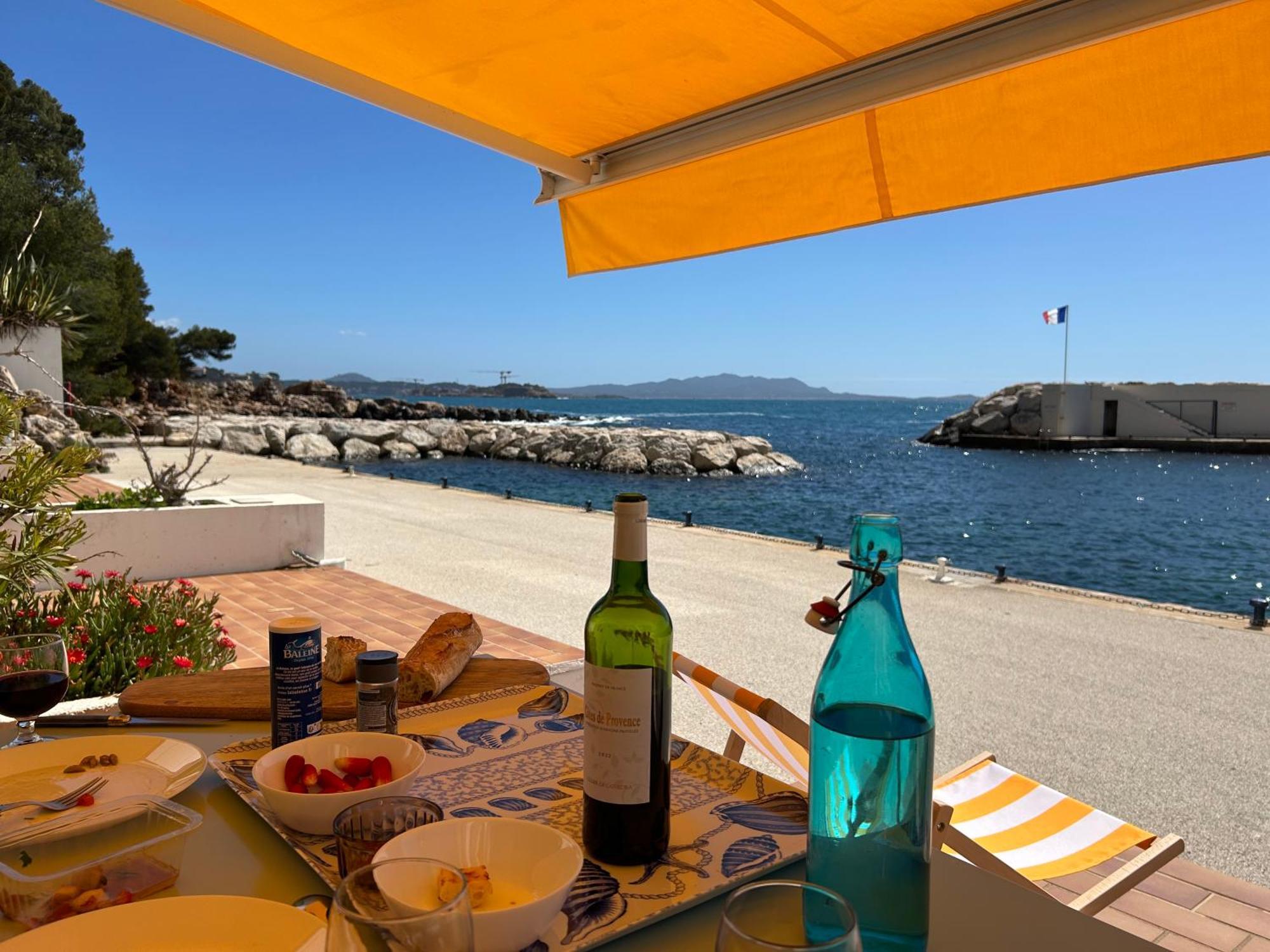 Horizon Bleu Bandol : Appartement Pieds Dans L'Eau Kültér fotó