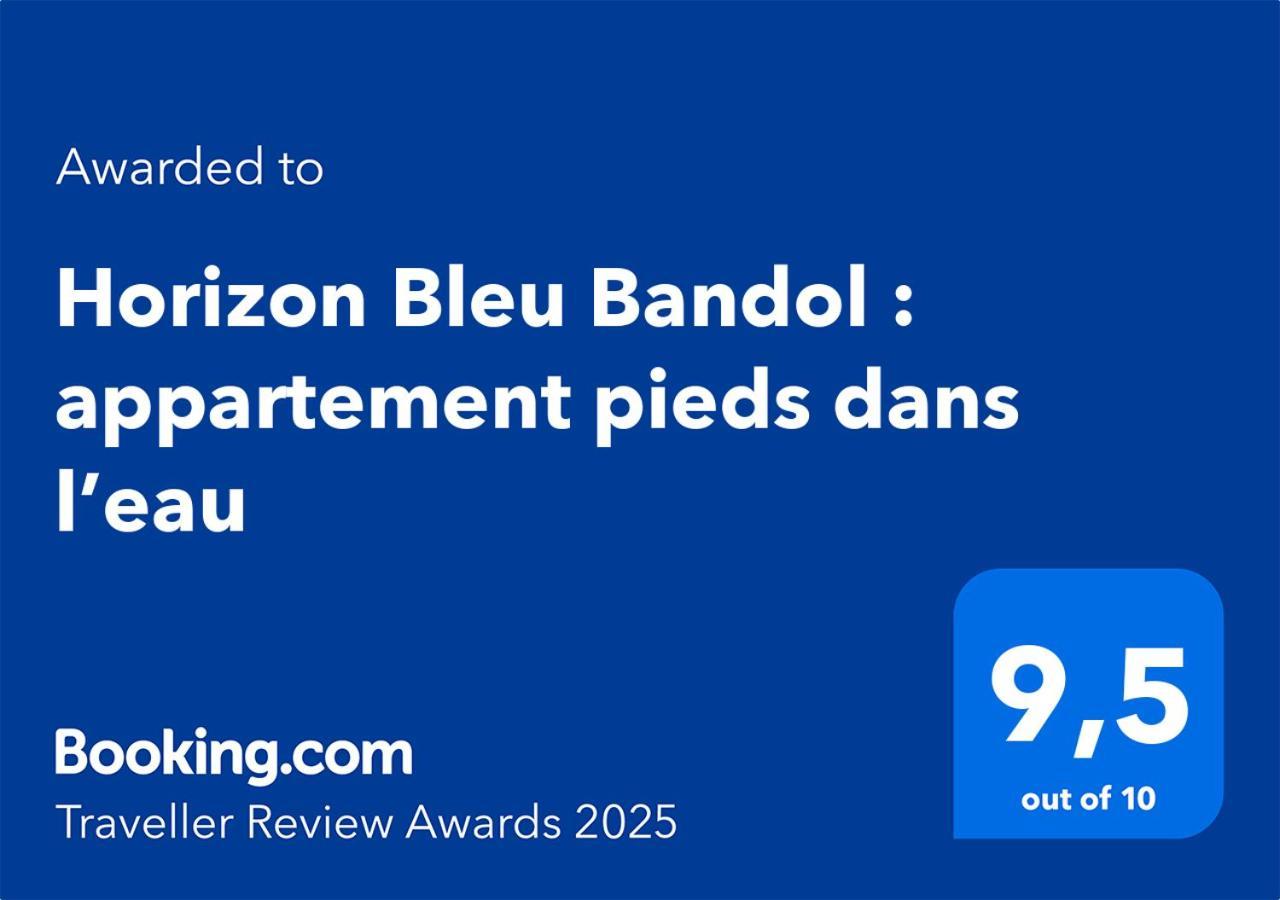 Horizon Bleu Bandol : Appartement Pieds Dans L'Eau Kültér fotó